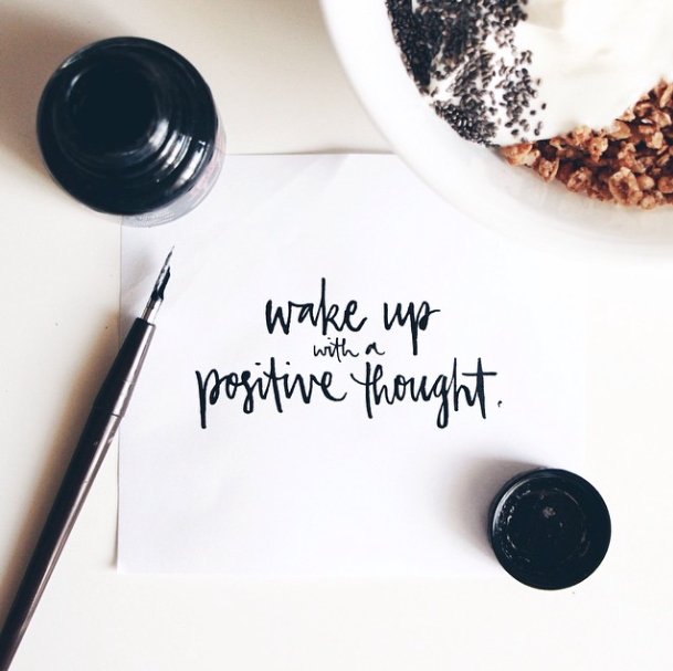 Wake Up With A Positive Thought
